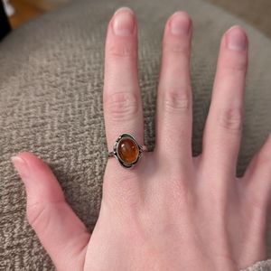 Sterling Silver Zirconia Size 7 Ring